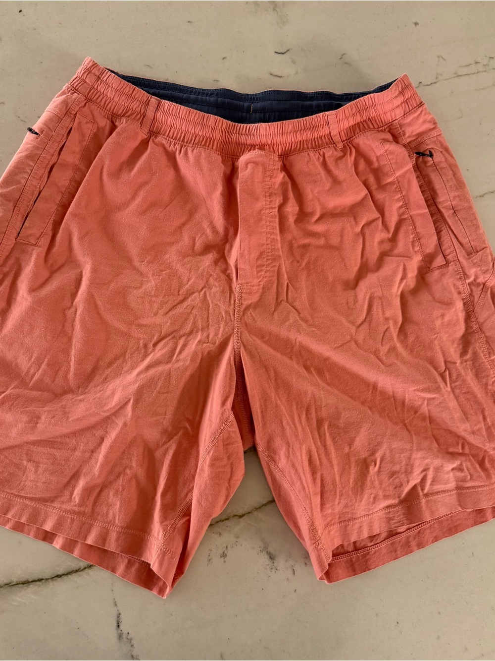 Birddogs Shorts Men’s XXL Long Salmon Lined Athletic Boom For Your Boomstick 7”